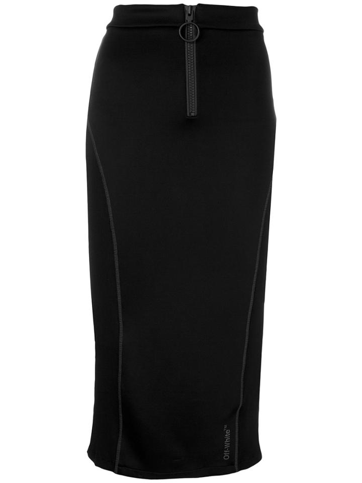 Off-white Sporty Pencil Skirt - Black