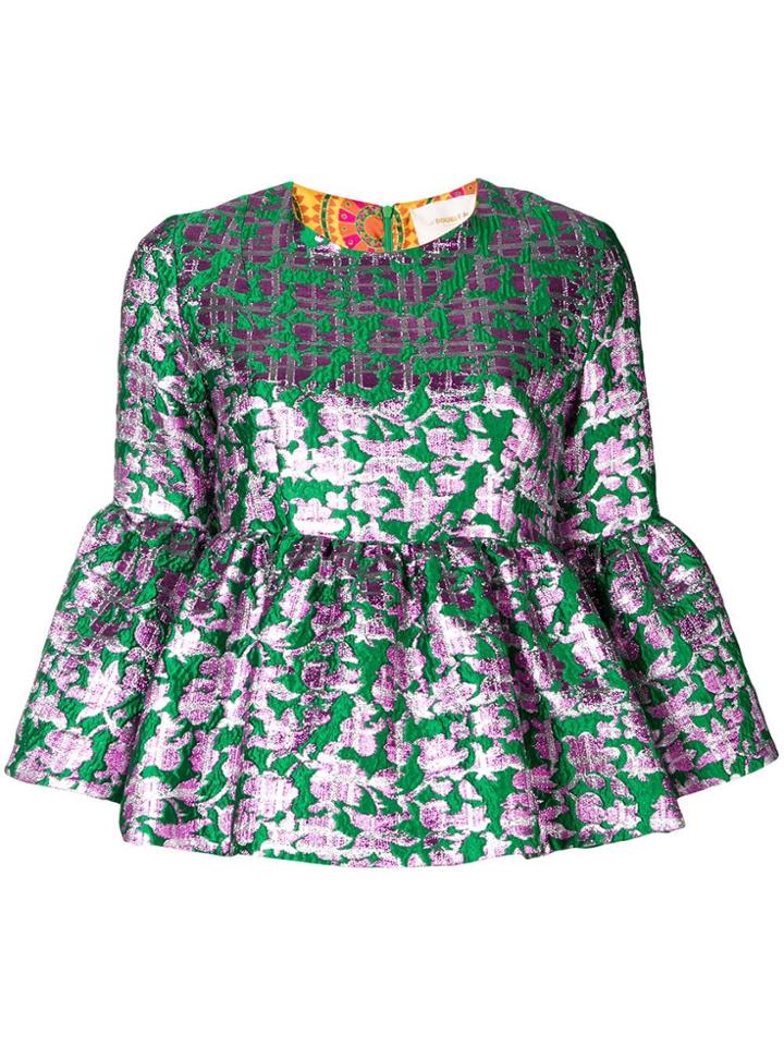 La Doublej Smurfette Top - Green