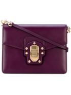 Dolce & Gabbana - Lucia Shoulder Bag - Women - Calf Leather - One Size, Pink/purple, Calf Leather