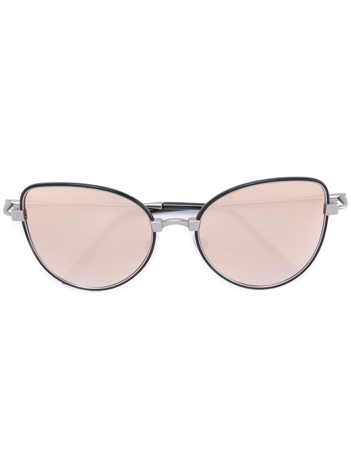 Cutler & Gross Cat Eye Sunglasses - Black