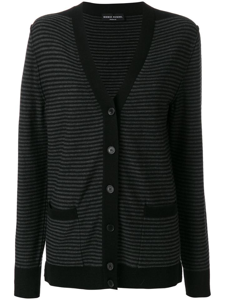 Sonia Rykiel V-neck Cardigan - Black