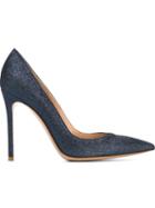 Gianvito Rossi Glitter Pumps, Women's, Size: 36.5, Blue, Pvc/leather