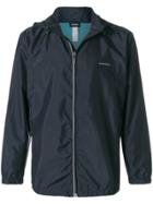 Diesel Logo Print Windbreaker Jacket - Blue