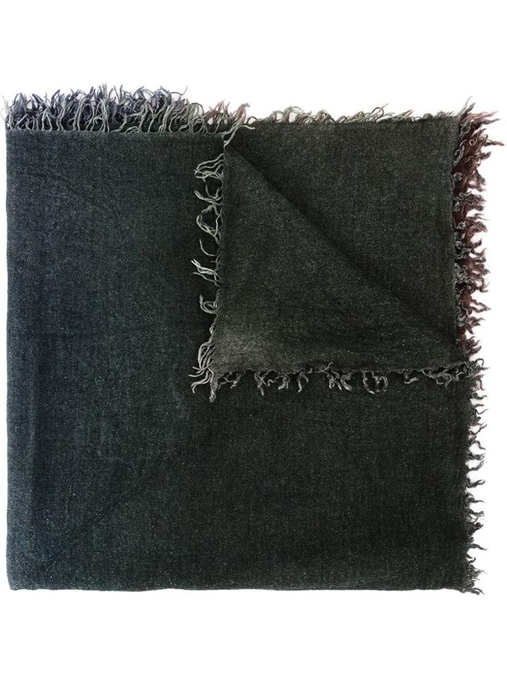 Faliero Sarti Frayed Edges Scarf - Grey
