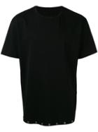 Rta - Eyelet Hem T-shirt - Men - Cotton - Xs, Black, Cotton