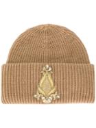 Dondup Embellished Beanie Hat - Neutrals