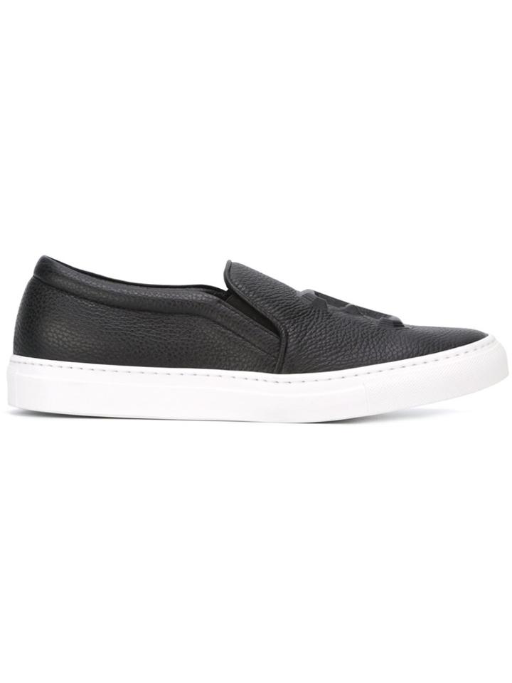 Joshua Sanders Embossed 32 Slip-on Sneakers - Black