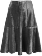 Dorothee Schumacher 'sensitive Softness' Skirt, Women's, Size: 5, Grey, Polyester/viscose/silk