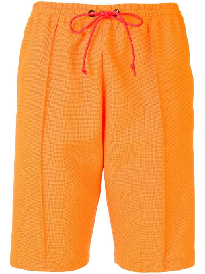House Of Holland Drawstring Fitted Shorts - Orange