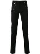 Dior Homme - Embellished Jeans - Men - Cotton/spandex/elastane/metal - 30, Black, Cotton/spandex/elastane/metal