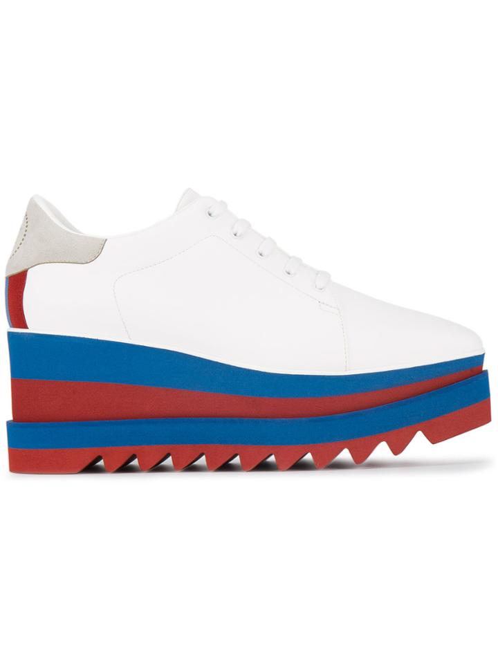 Stella Mccartney Sneak Elyse 75 Platform Sneakers - White