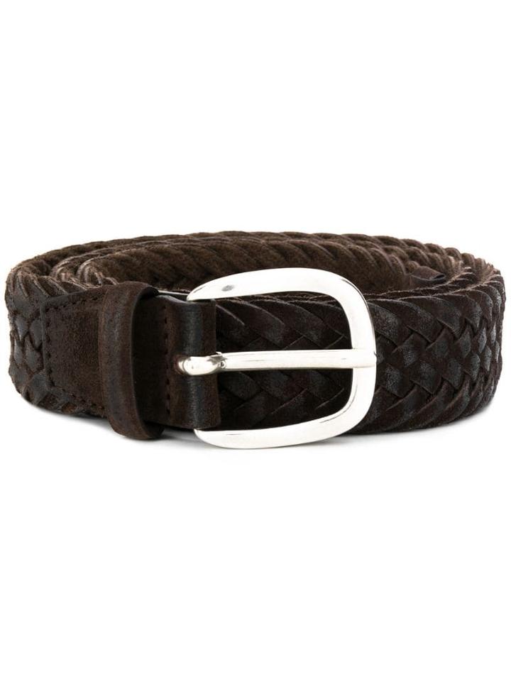 Orciani Winter Suet Moro Belt - Brown