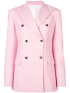 Calvin Klein 205w39nyc Grid Pattern Blazer - Pink