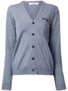 Julien David V-neck Cardigan - Grey