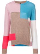 Santoni Colour Block Jumper - Multicolour
