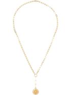 Foundrae 14kt Gold And Diamond Drop Pendant Necklace