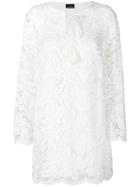 Ermanno Scervino Short Lace Dress - White