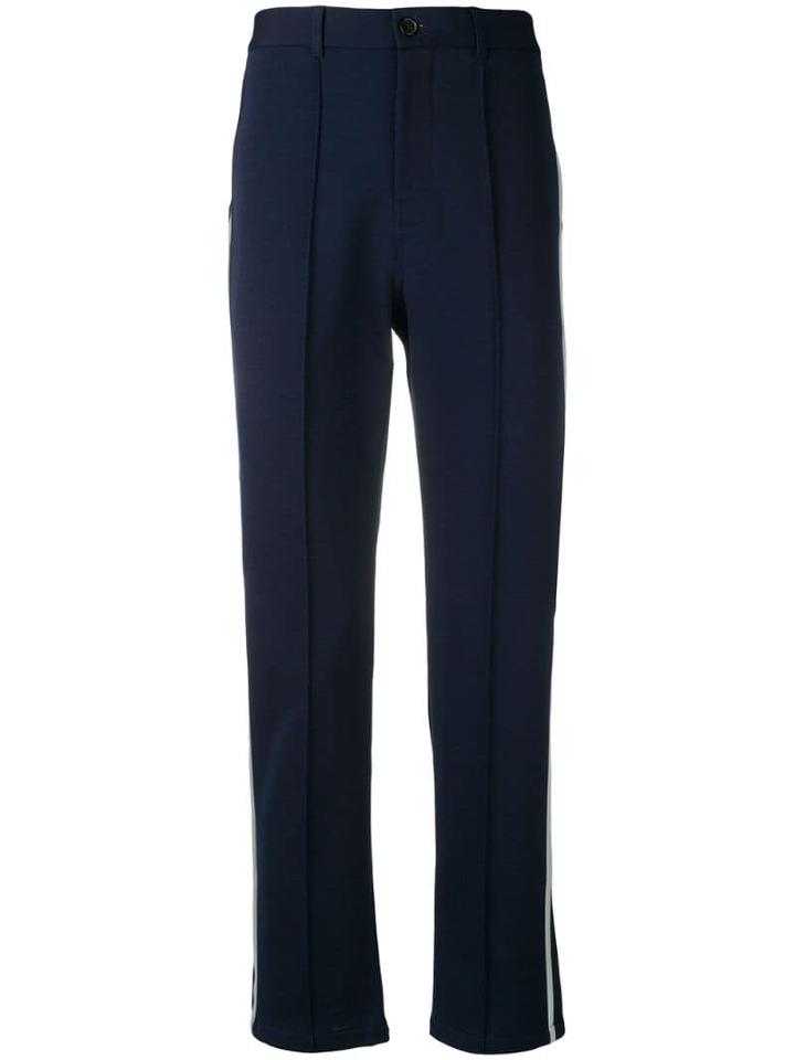 Golden Goose Side-stripe Tailored Trousers - Blue