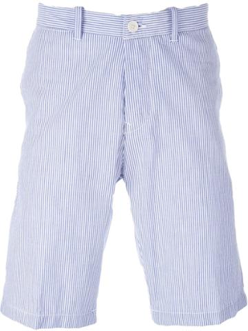 Edwin Striped Bermuda Shorts