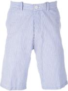 Edwin Striped Bermuda Shorts