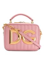 Dolce & Gabbana Logo Plaque Bag - Pink