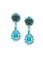 Prada Rose Jewels Earrings - Blue