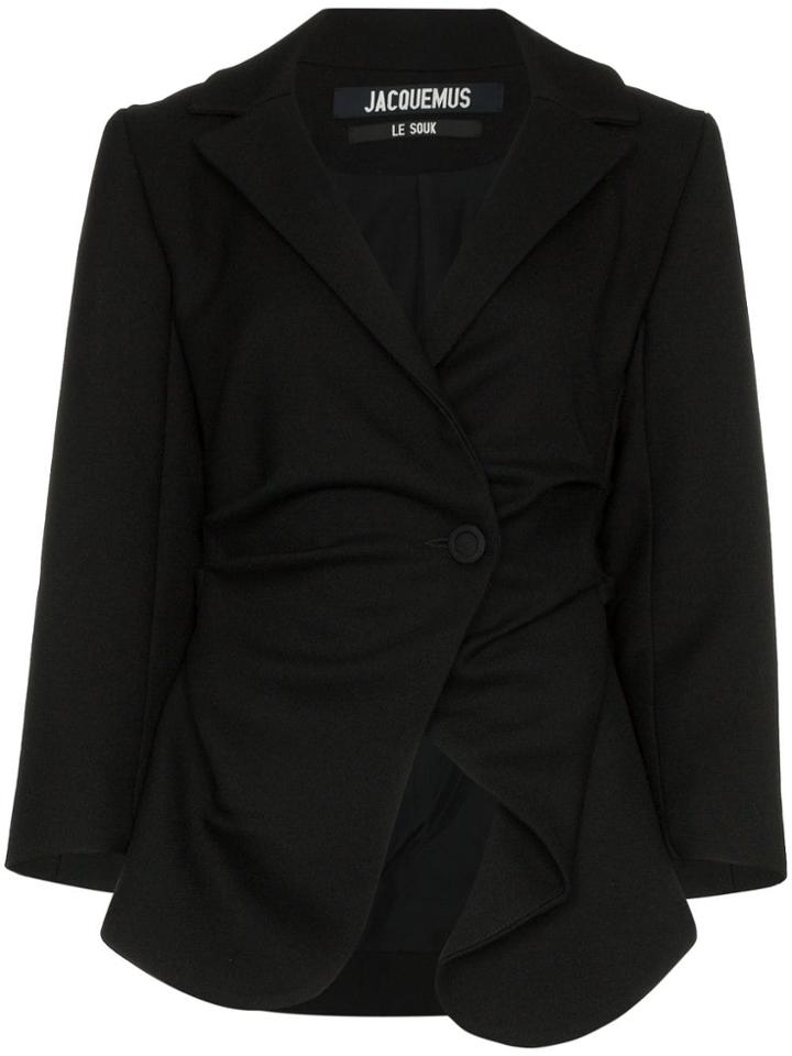 Jacquemus Saad Wool Blazer - Black