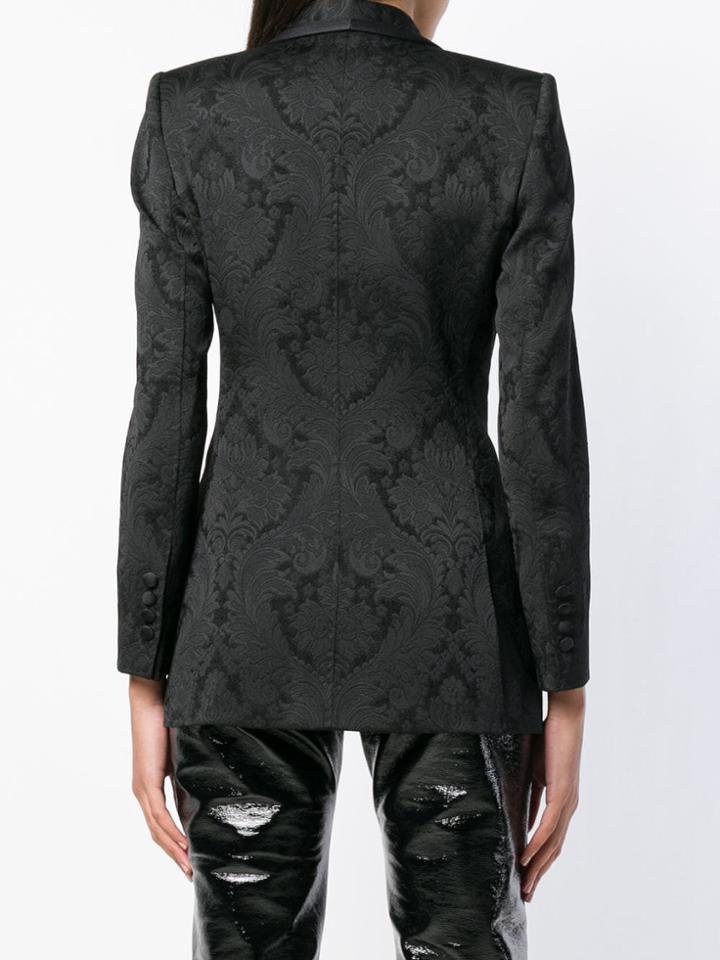 Dolce & Gabbana Brocade Blazer - Black