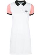 Kenzo Mini Tiger Polo Dress, Women's, Size: Small, White, Cotton