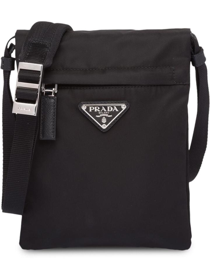 Prada Black Technical Fabric Shoulder Bag