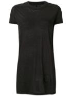 Rick Owens Drkshdw Long Slim-fit T-shirt - Black