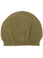 Rick Owens Fitted Knitted Hat - Green