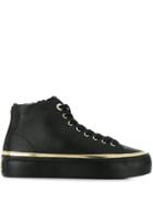 Tommy Hilfiger Shearling Lining Sneakers - Black