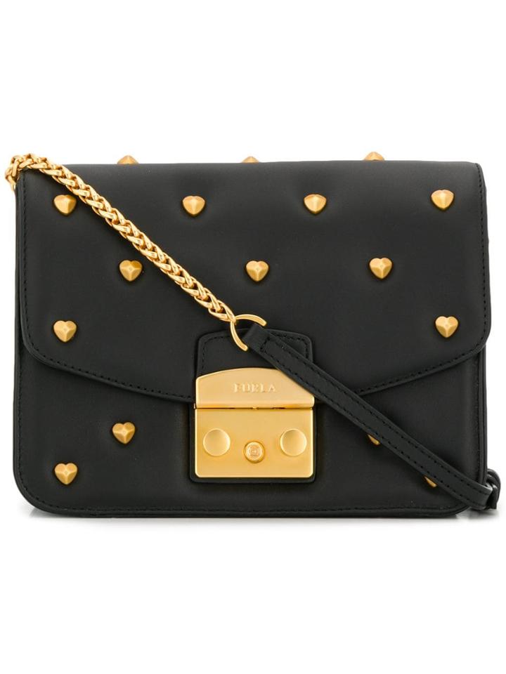 Furla Metropolis Amoris Shoulder Bag - Black