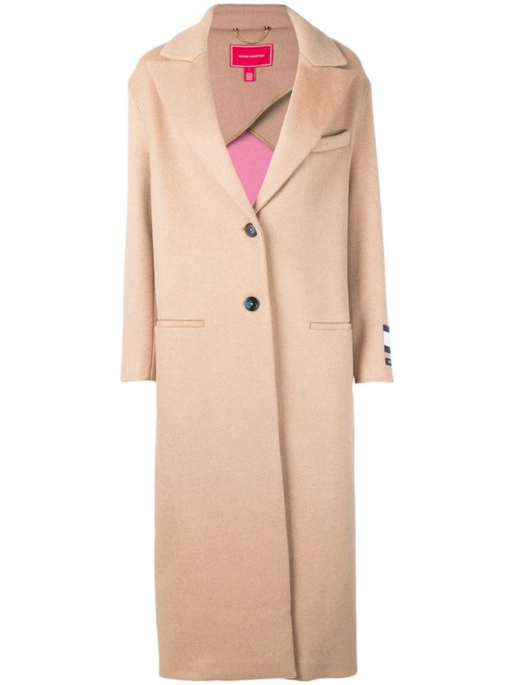 Hilfiger Collection Long Single-breasted Coat - Brown