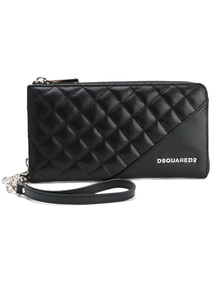 Dsquared2 Large Icon Zip Wallet - Black