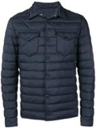 Herno Quilted Shirt Jacket - Blue