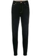 Escada Sport Faded Slim Jeans - Black