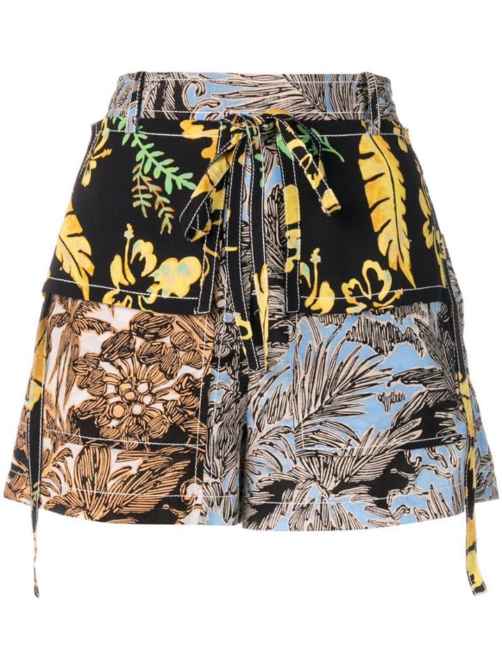 3.1 Phillip Lim Patchwork Short - Black