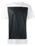 Neil Barrett Rectangular Block T-shirt, Men's, Size: Large, White, Cotton