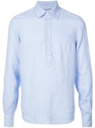 Aspesi Half Button Shirt - Blue