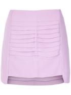 Andrea Bogosian Panelled Straight Skirt - Pink & Purple