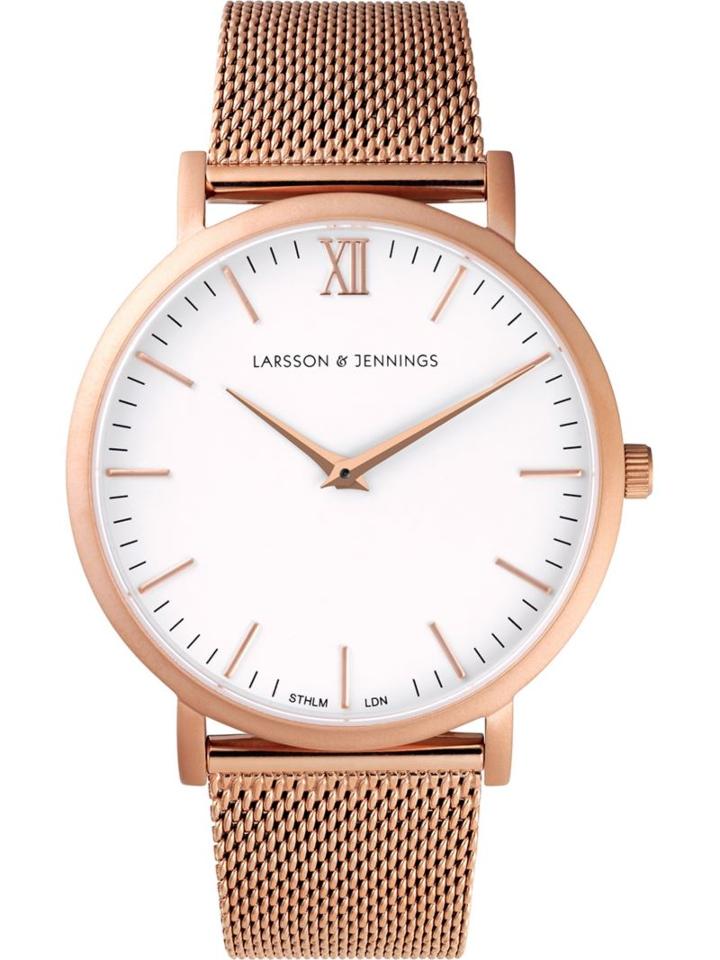 Larsson & Jennings Cm Watch, Adult Unisex, Metallic, Gold Plated Sterling Silver