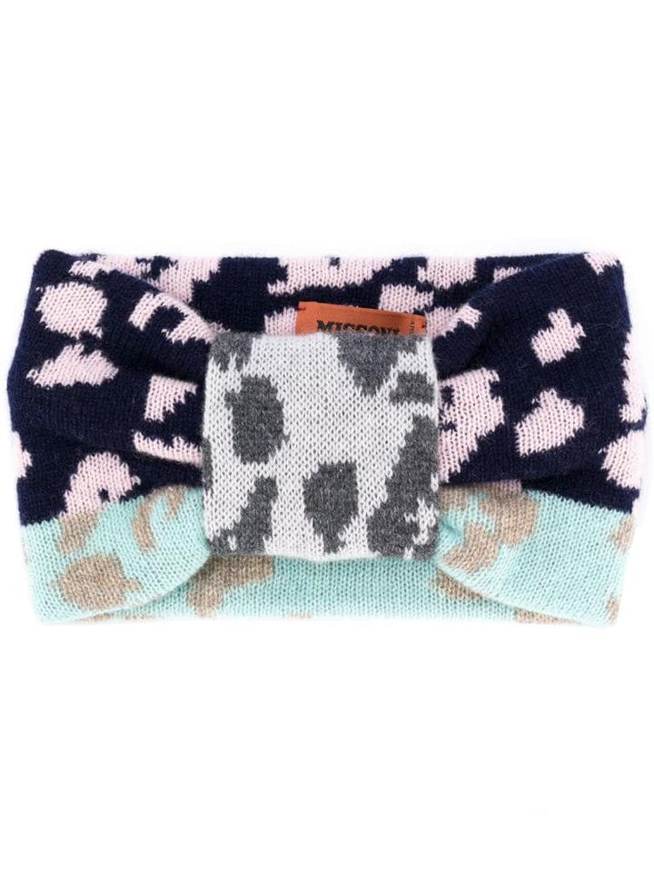 Missoni Colour-block Hairband - Blue