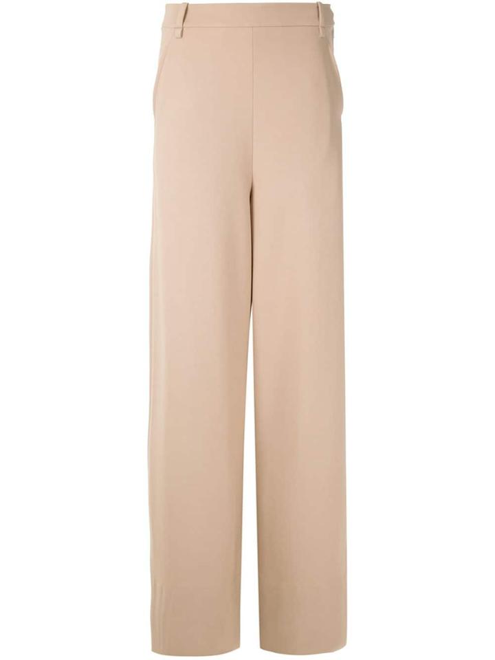 Gloria Coelho Wide Leg Trousers - Brown