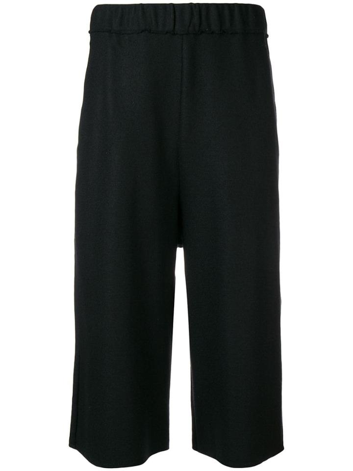 Jil Sander Straight-leg Culottes - Black
