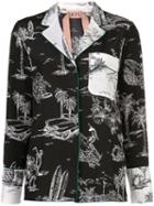 Nº21 Palm Trees Shirt - Black