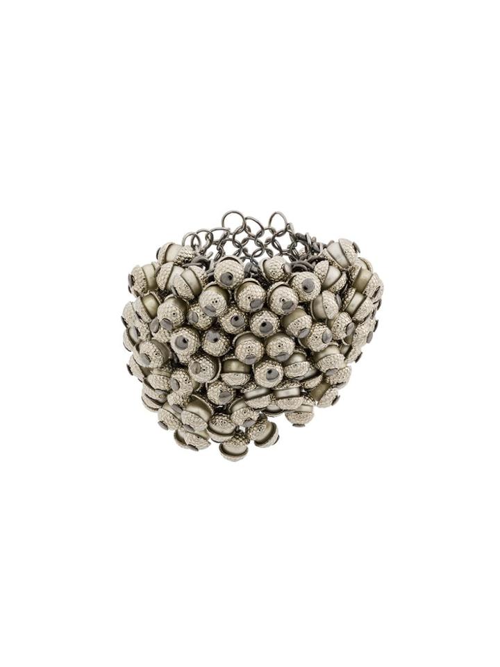 Marc Le Bihan Beaded Ring - Silver