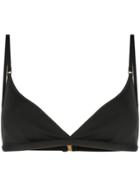 Stella Mccartney Triangle Bikini Top - Black