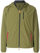 Save The Duck Contrast Hood Jacket - Green